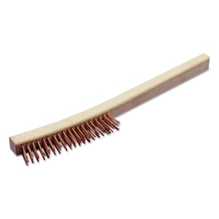 Sticky Situation NSN 13.5 in. Wire Brush 1.25 in. Bristles Copper w/ Wood ST3205522